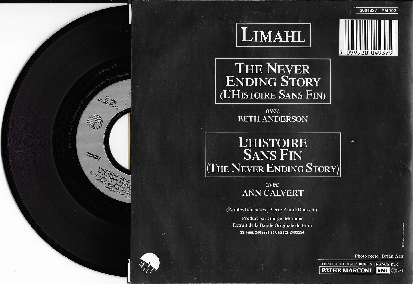 LIMAHL - The NeverEnding Story = L'Histoire Sans Fin