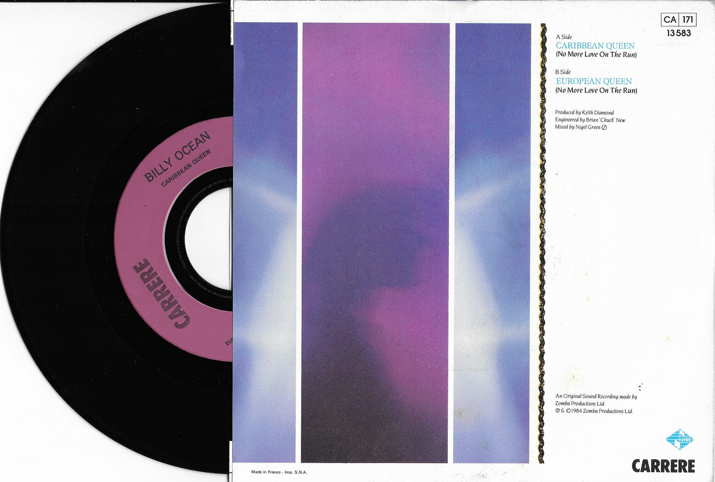 BILLY OCEAN - Caribbean Queen (No More Love On The Run)