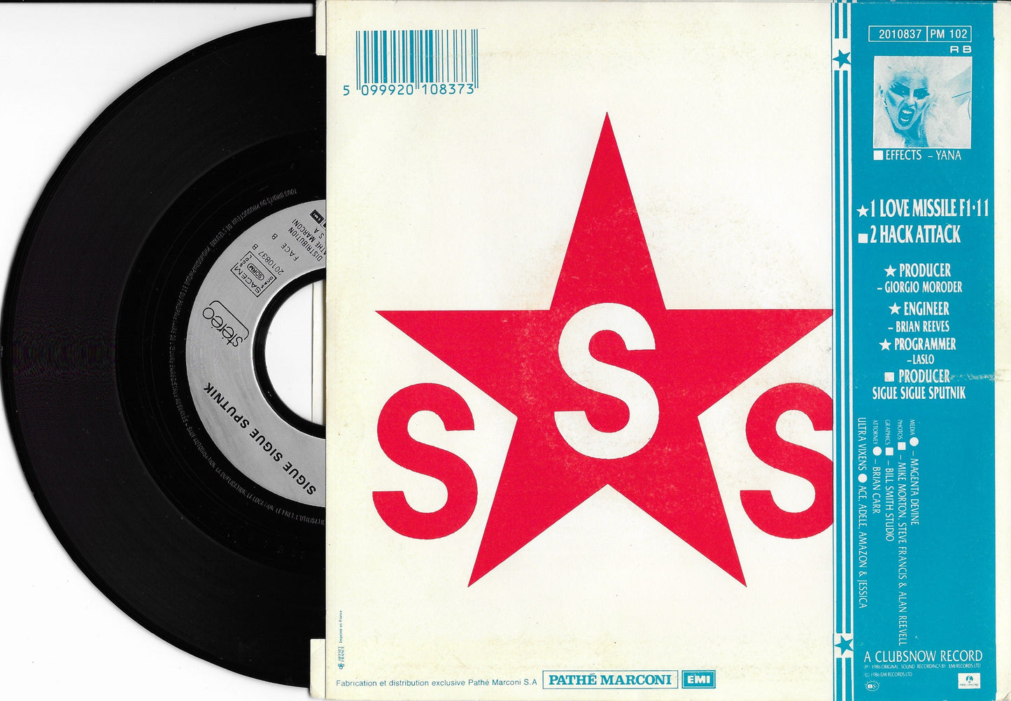 SIGUE SIGUE SPUTNIK - Love Missile F1-11