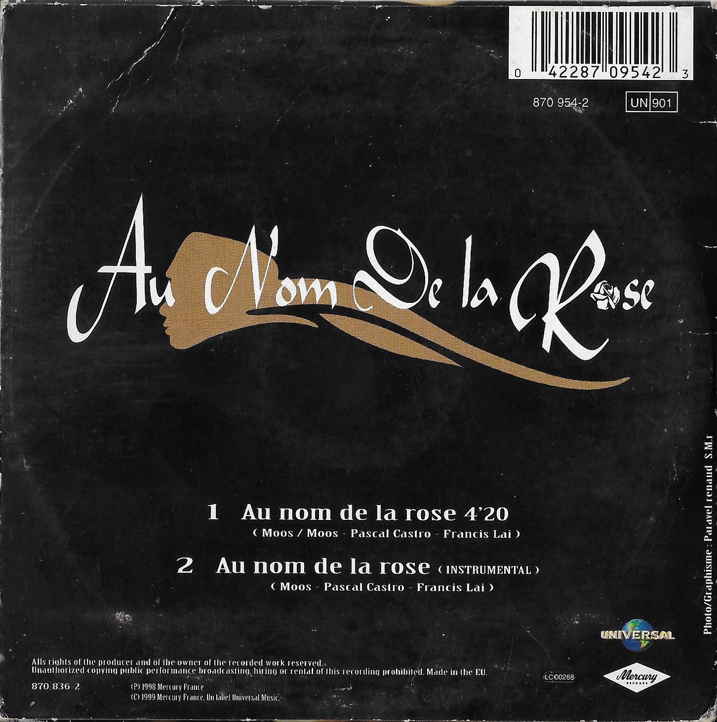 MOOS - Au Nom De La Rose