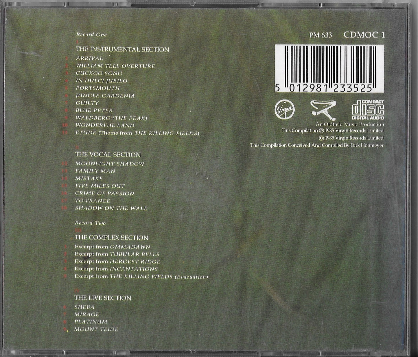 MIKE OLDFIELD - The Complete