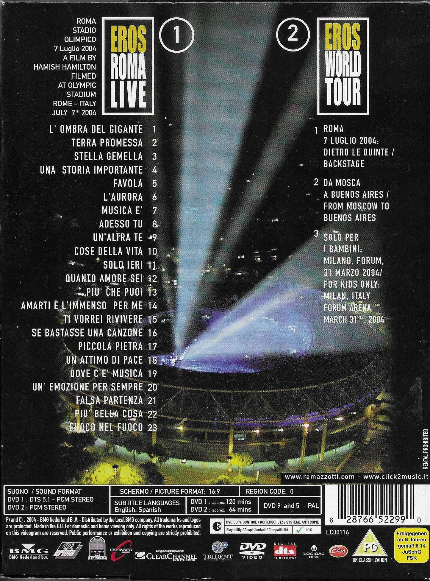 EROS RAMAZZOTTI - Eros Roma Live