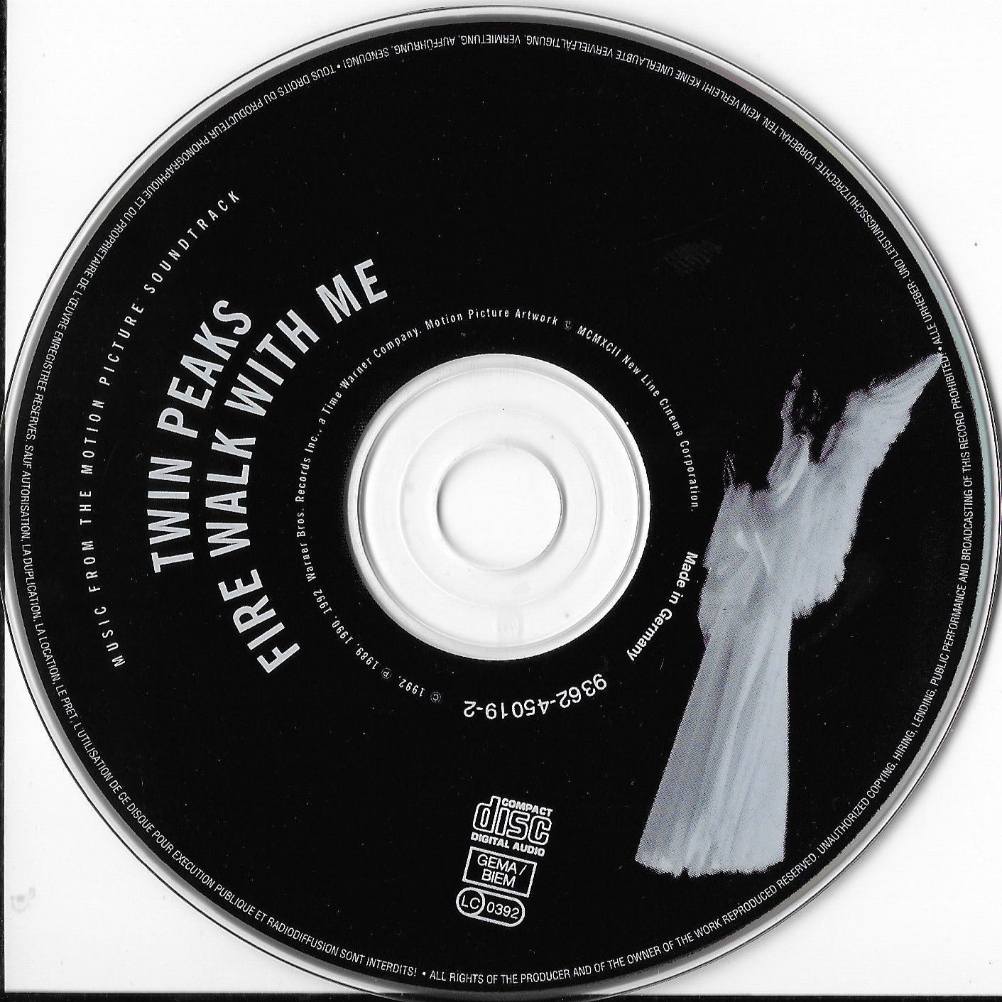 ANGELO BADALAMENTI - Twin Peaks - Fire Walk With Me (Music From The Motion Picture Soundtrack)