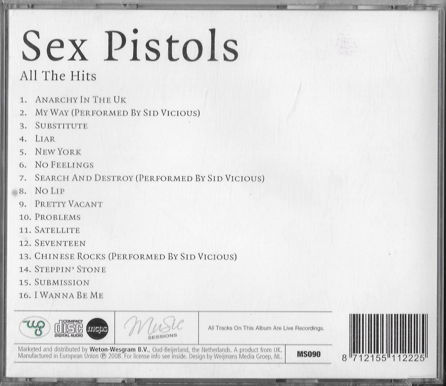 SEX PISTOLS - All The Hits