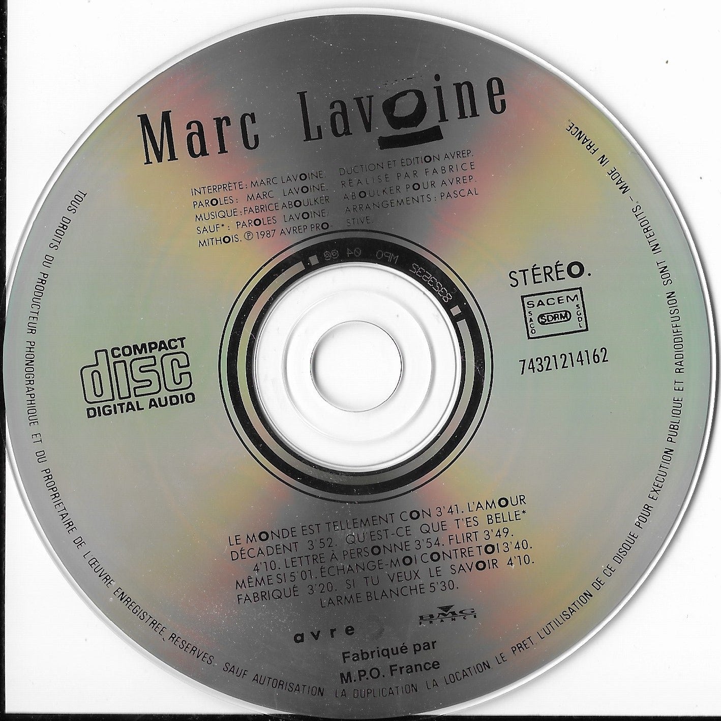 MARC LAVOINE - Fabriqué