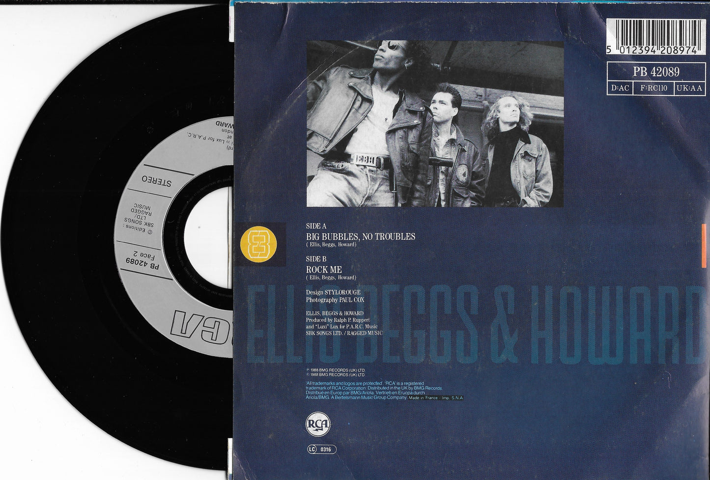 ELLIS BEGGS & HOWARD - Big Bubbles, No Troubles
