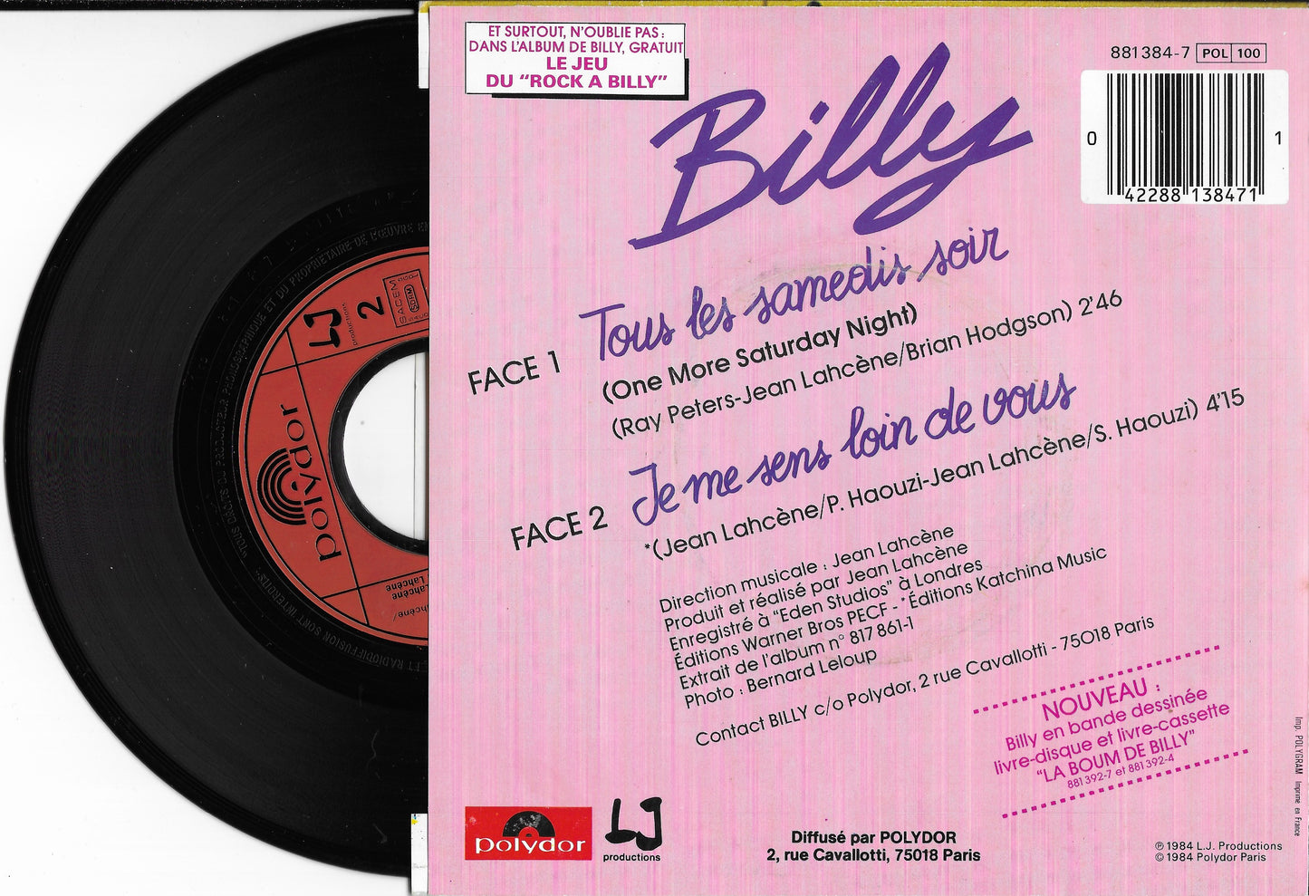 BILLY - Tous Les Samedis Soir