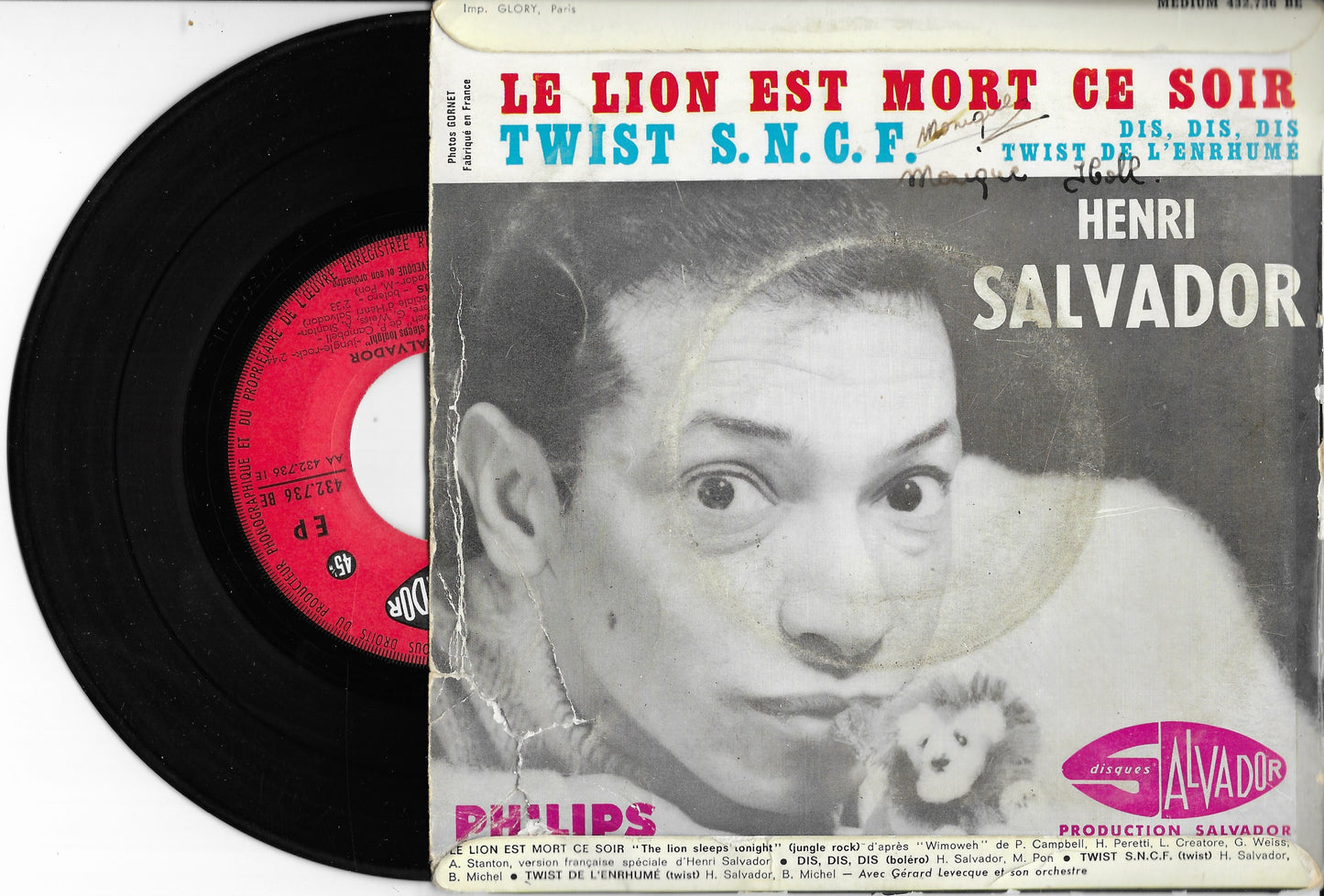 HENRI SALVADOR - Le Lion Est Mort Ce Soir