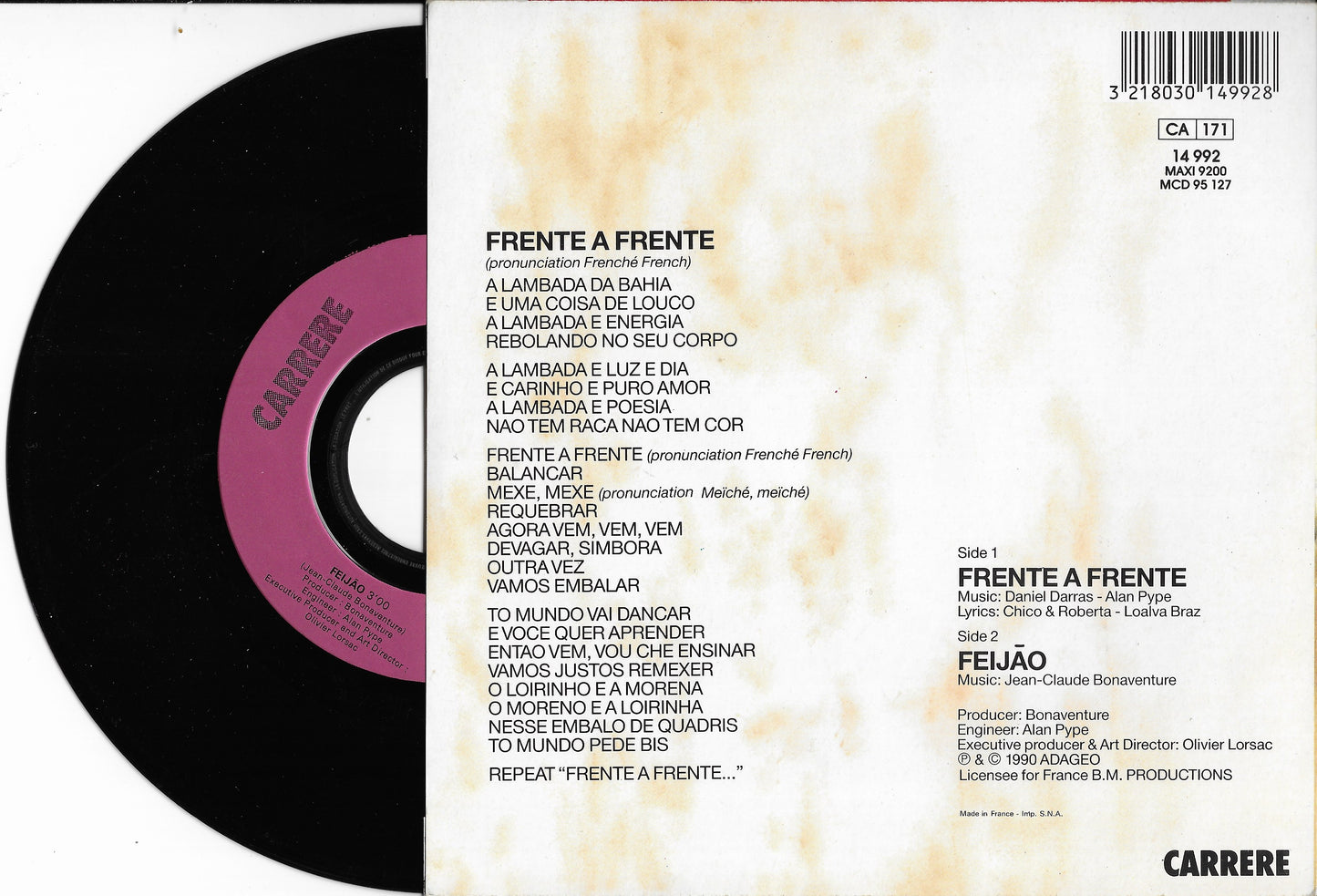 CHICO ET ROBERTA - Frente A Frente