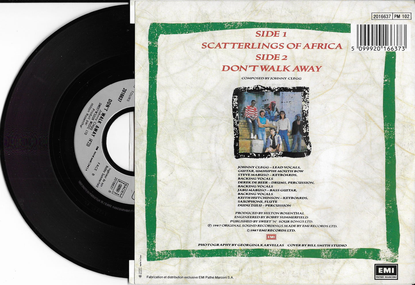JOHNNY CLEGG & SAVUKA - Scatterlings Of Africa