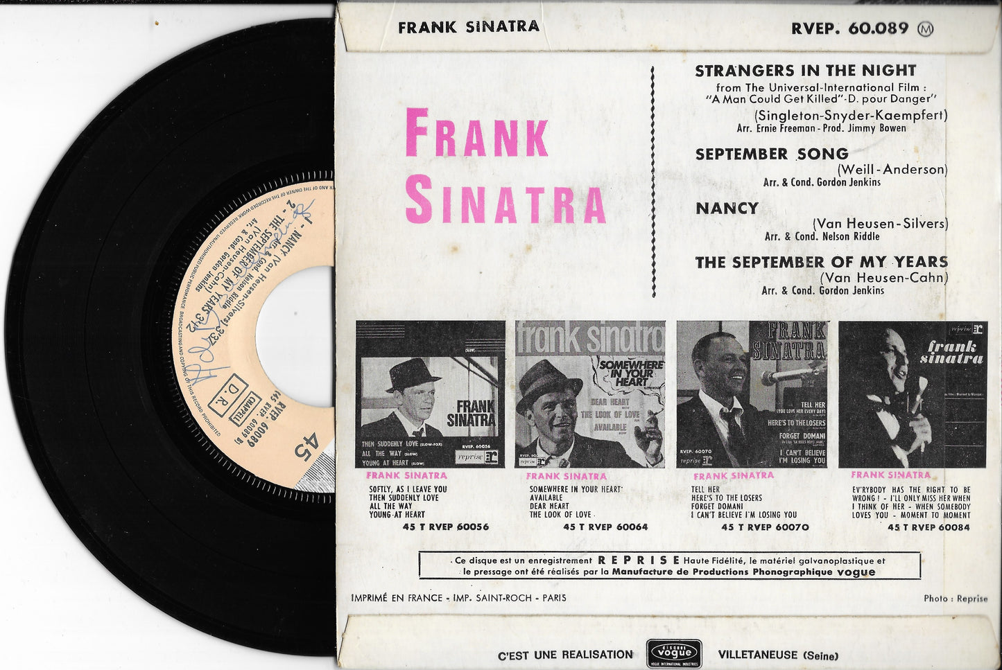 FRANK SINATRA - Strangers In The Night