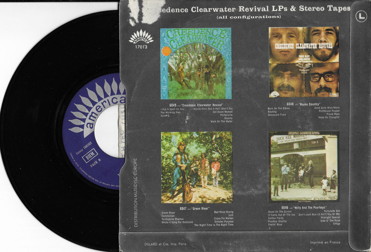 CREEDENCE CLEARWATER REVIVAL - Travelin' Band / Who'll Stop The Rain
