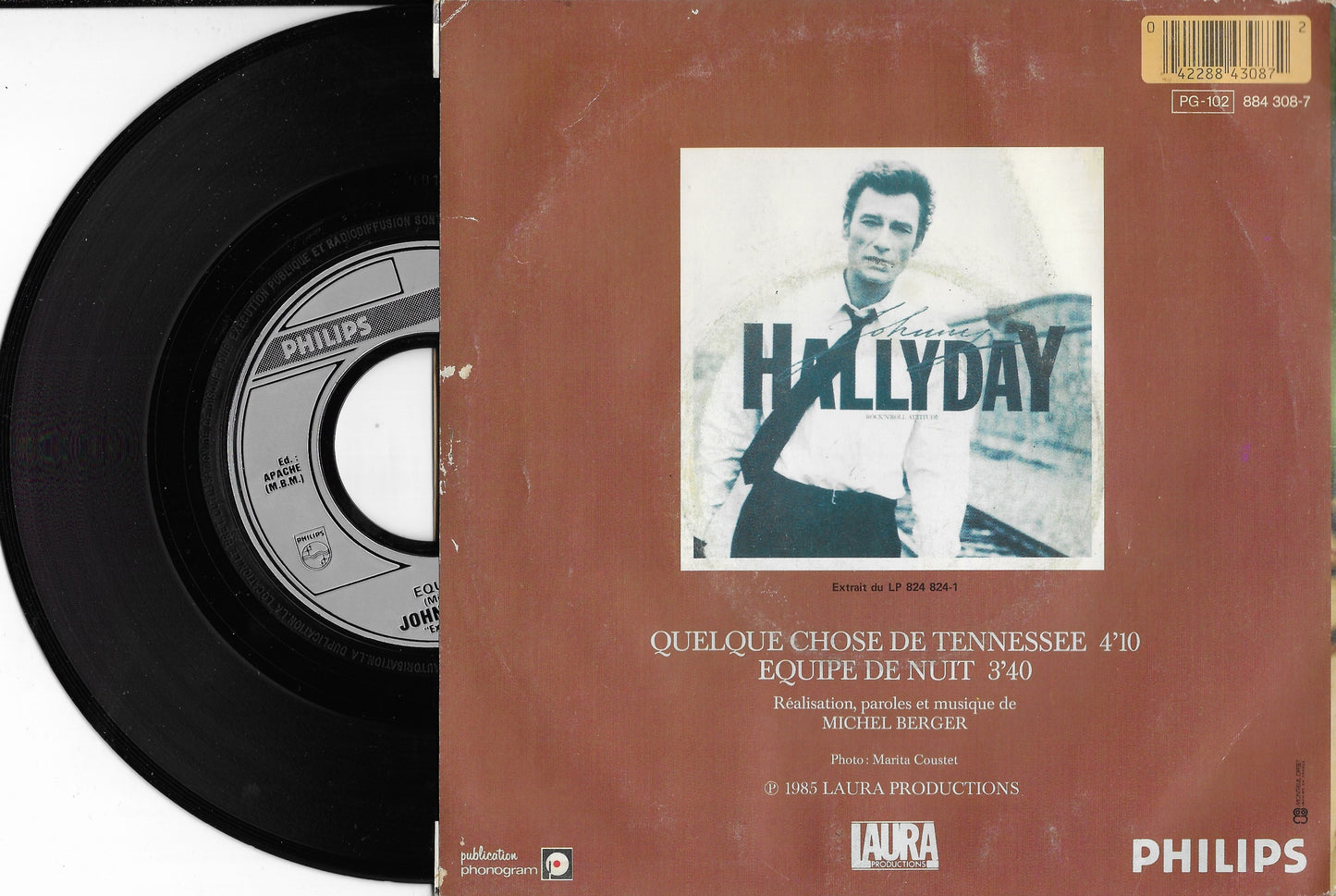 JOHNNY HALLYDAY - Quelque Chose De Tennessee