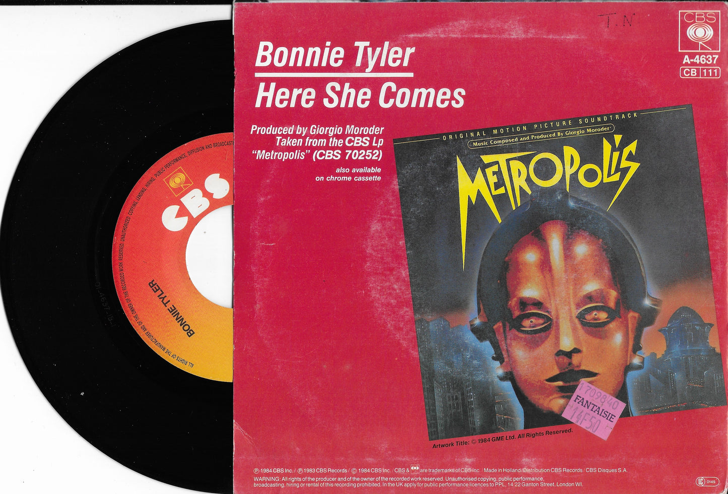 BONNIE TYLER - Here She Comes