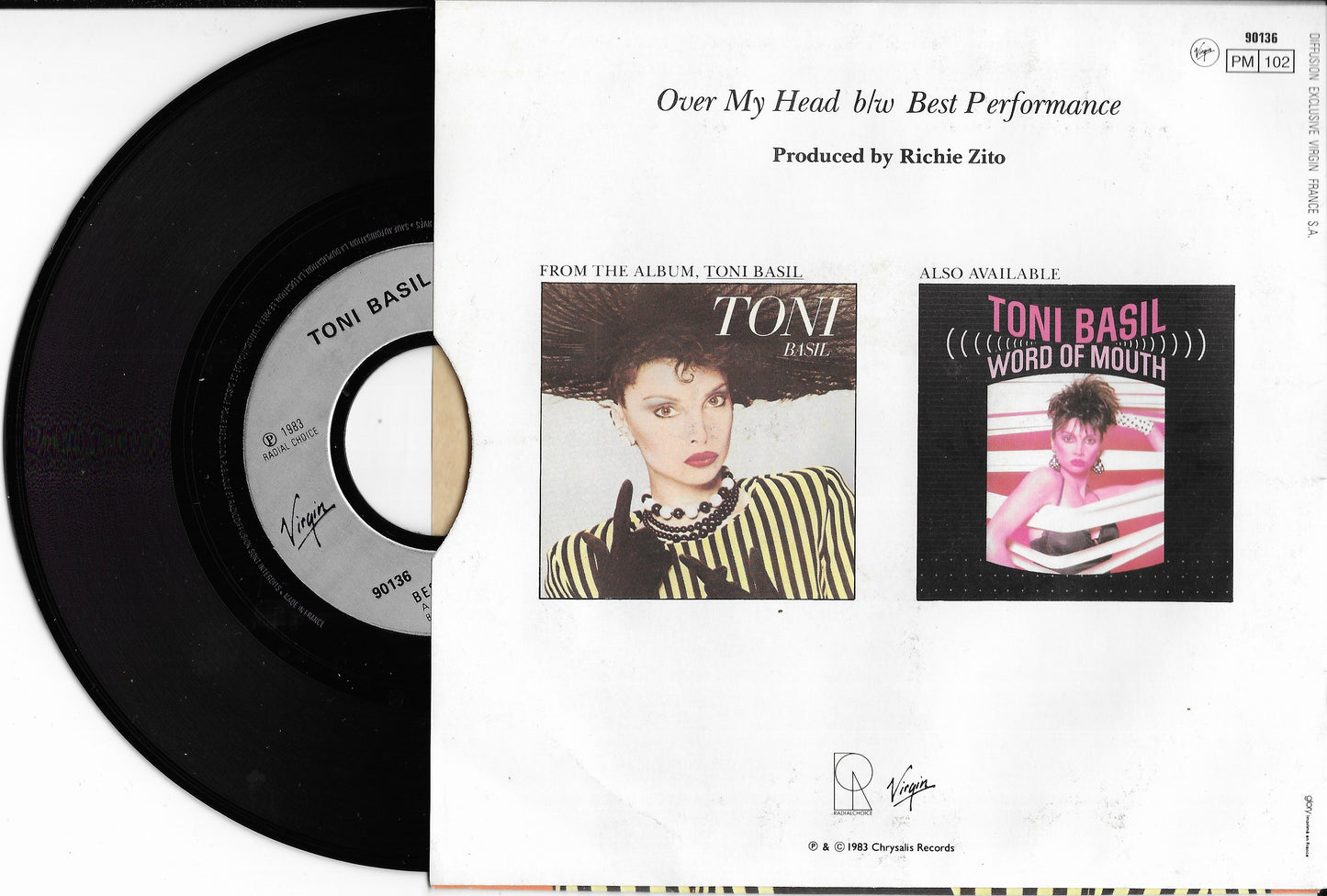 TONI BASIL - Over My Head