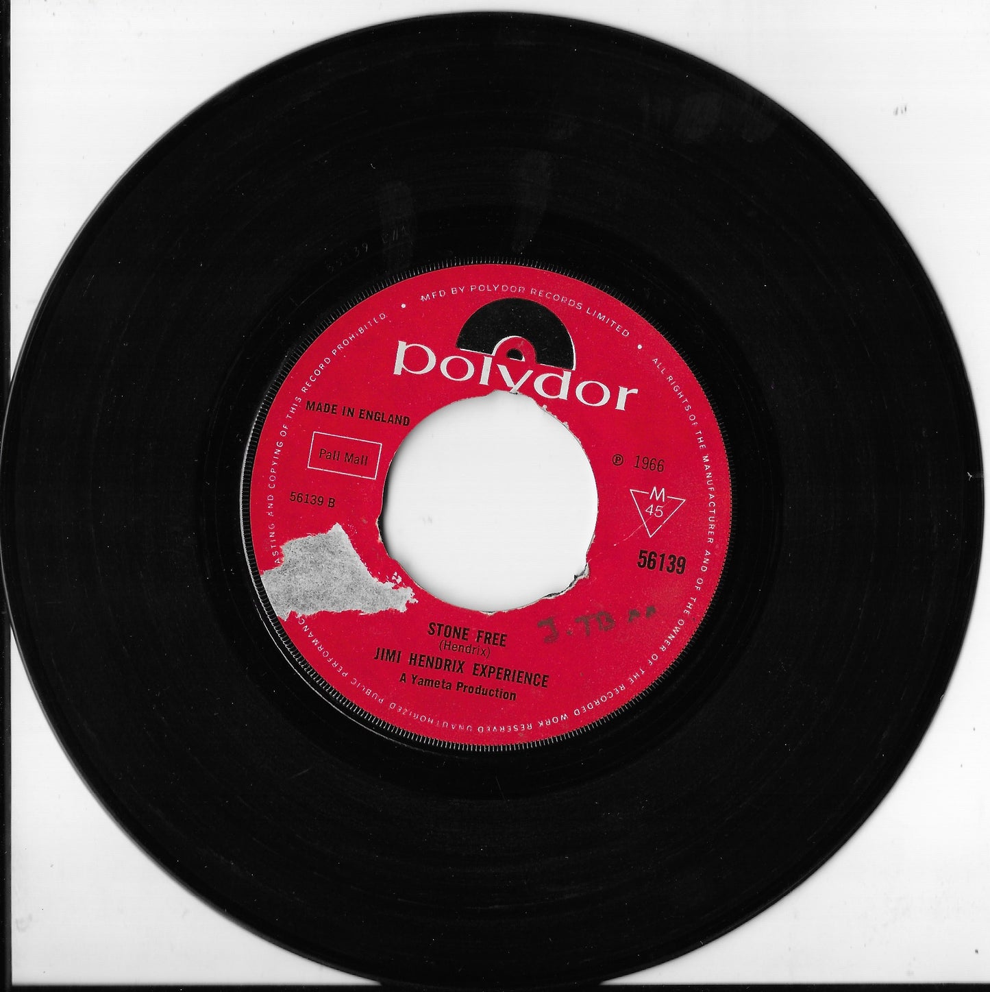 THE JIMI HENDRIX EXPERIENCE - Hey Joe (Pressage UK)