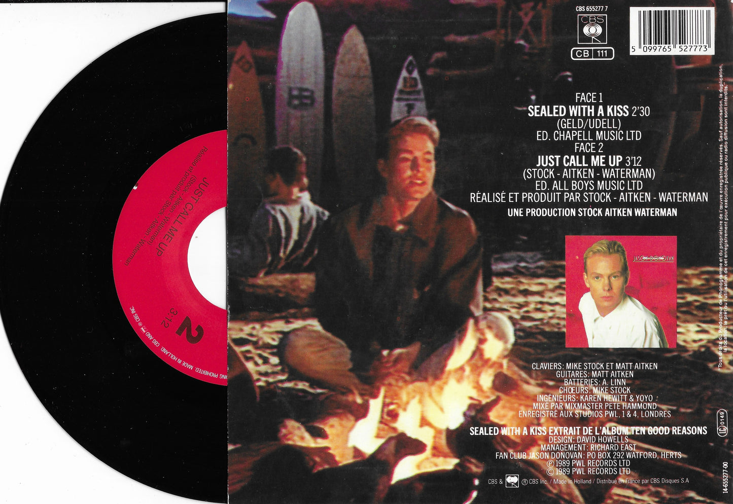 JASON DONOVAN - Sealed With A Kiss