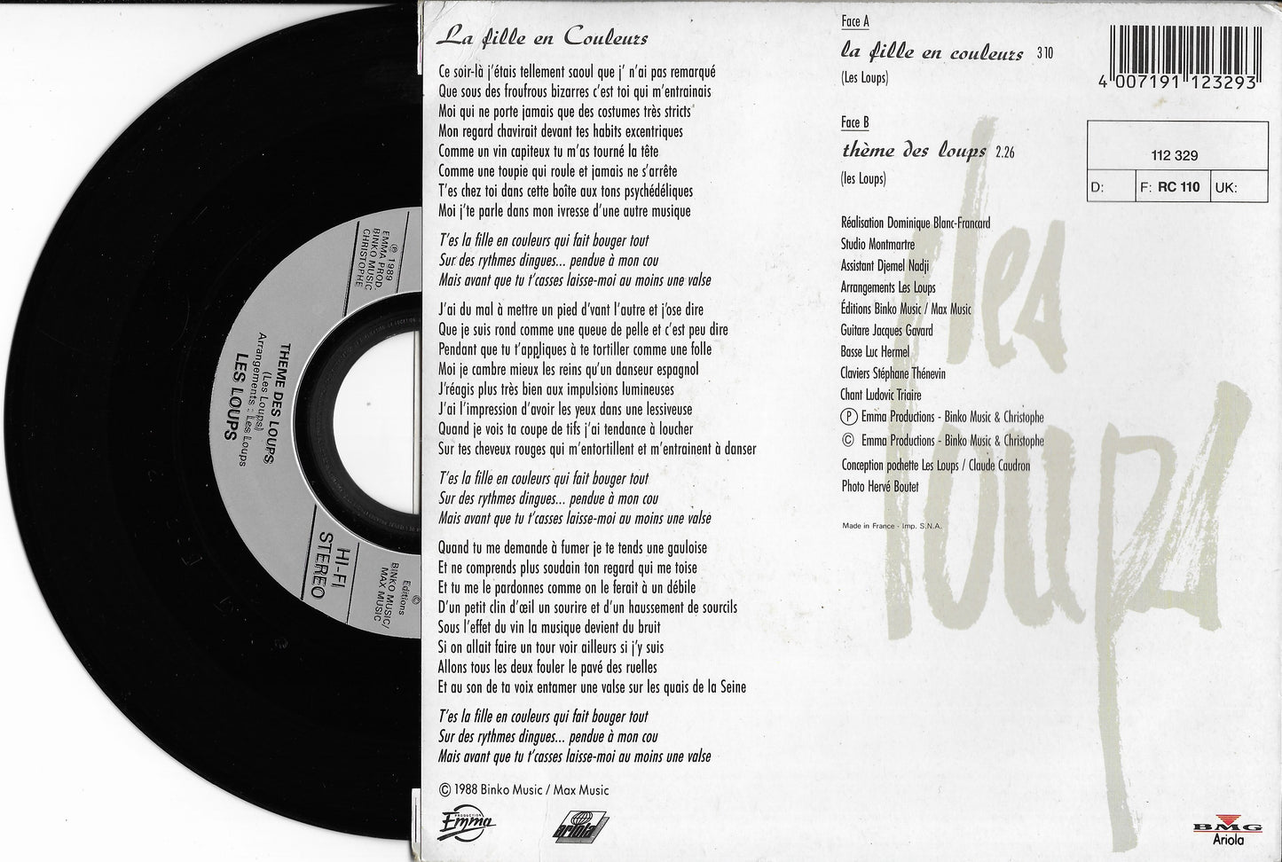 LES LOUPS - La Fille En Couleurs