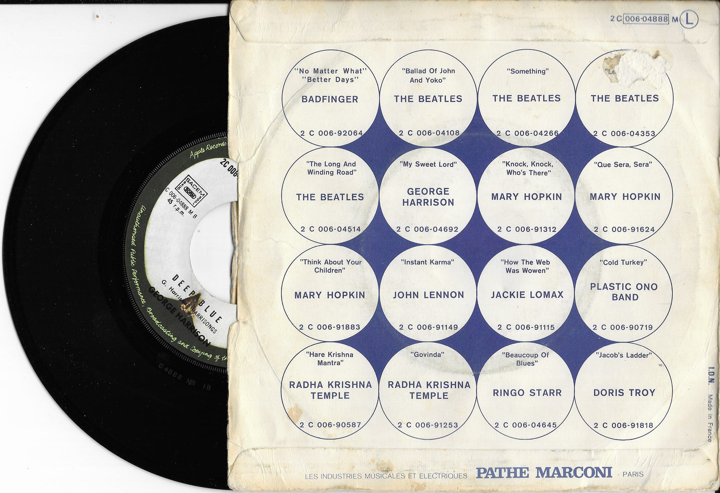 GEORGE HARRISON - Bangla Desh / Deep Blue