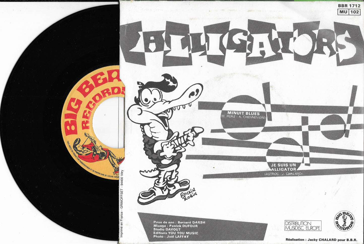 ALLIGATORS - Minuit Blues / J'suis Un Alligator