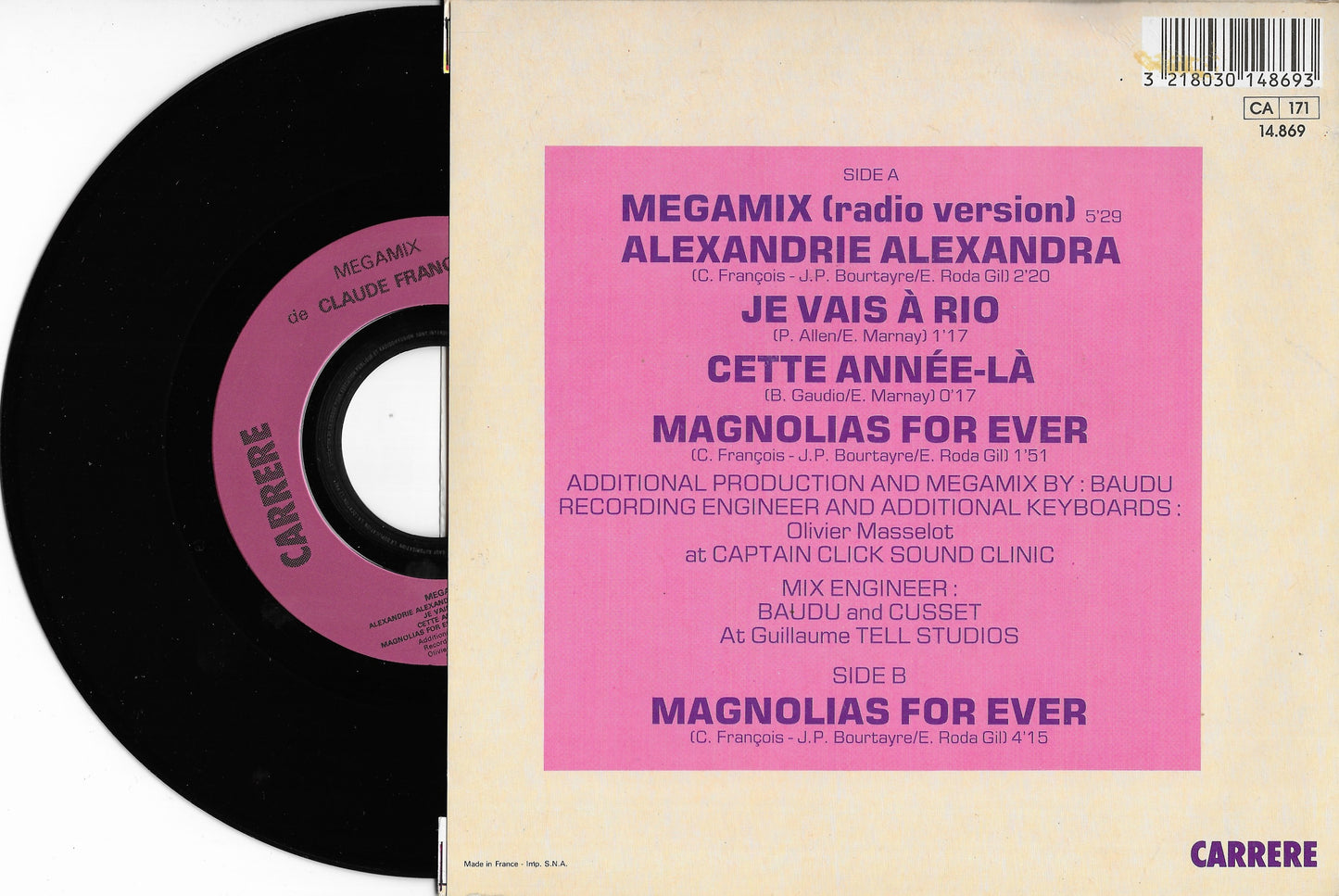 CLAUDE FRANCOIS - Megamix