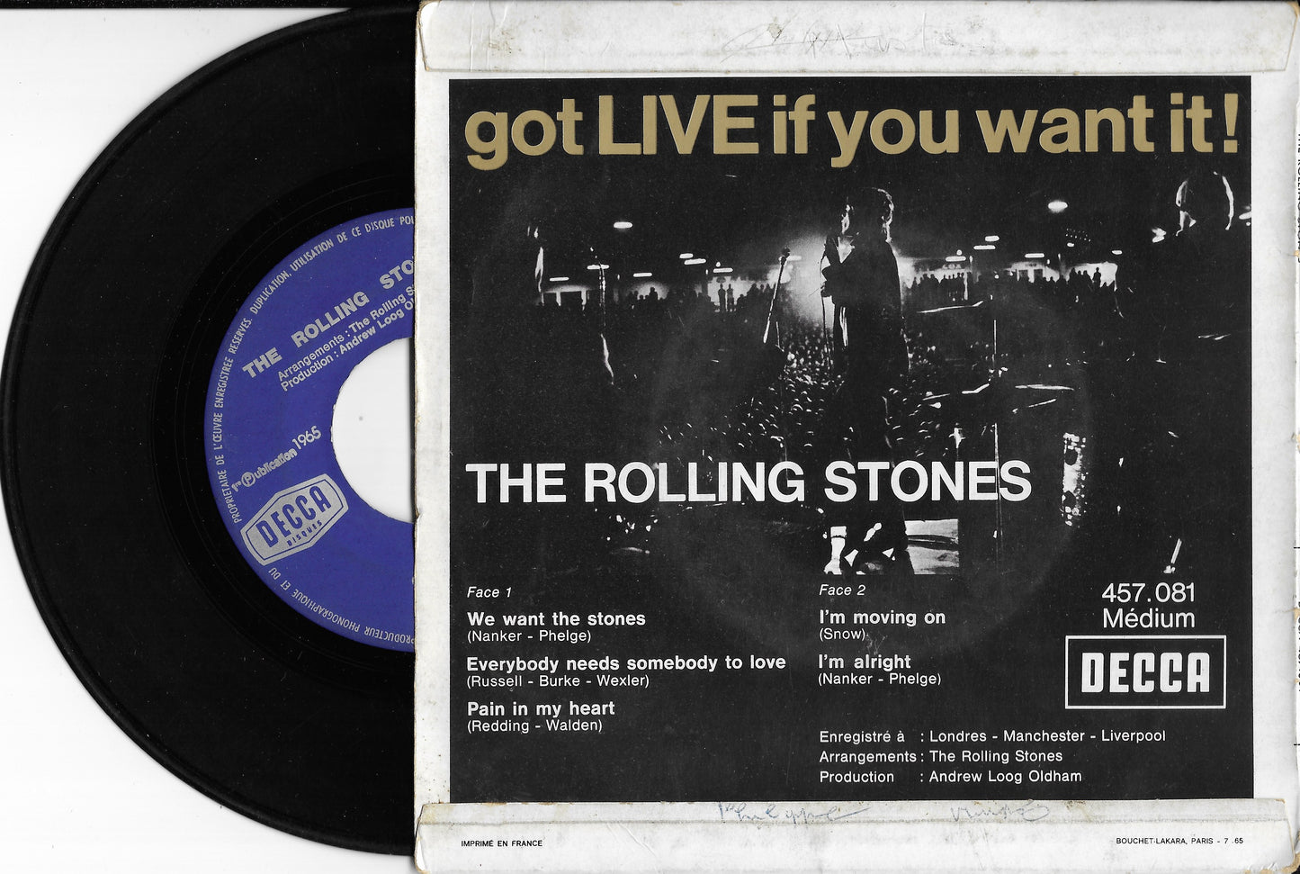 THE ROLLING STONES - Got Live If You Want It!