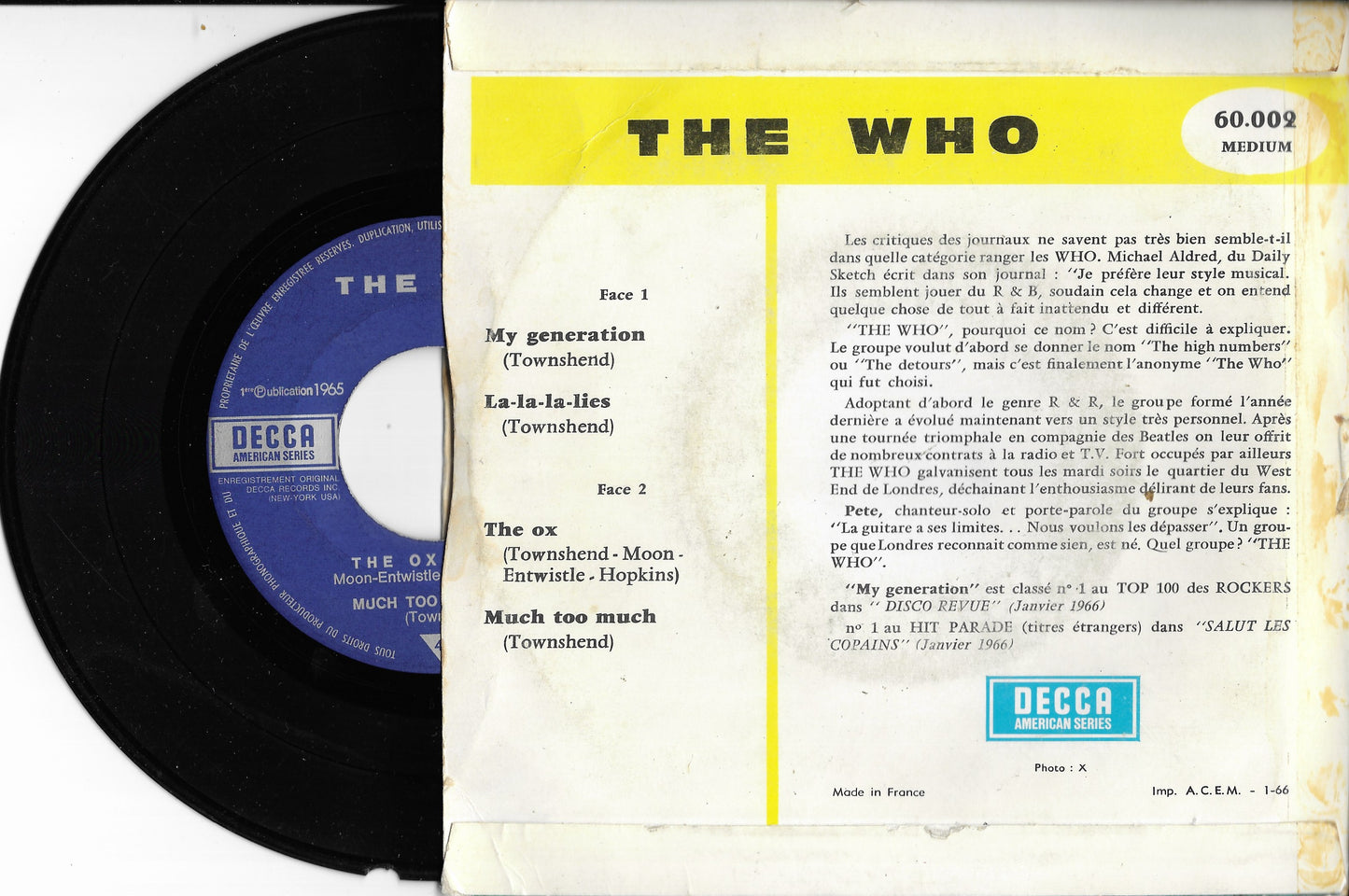 THE WHO - My Generation
