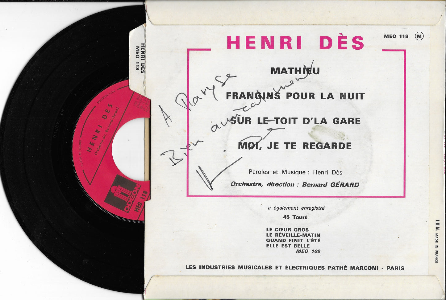 HENRI DES - Sur Le Toit De La Gare