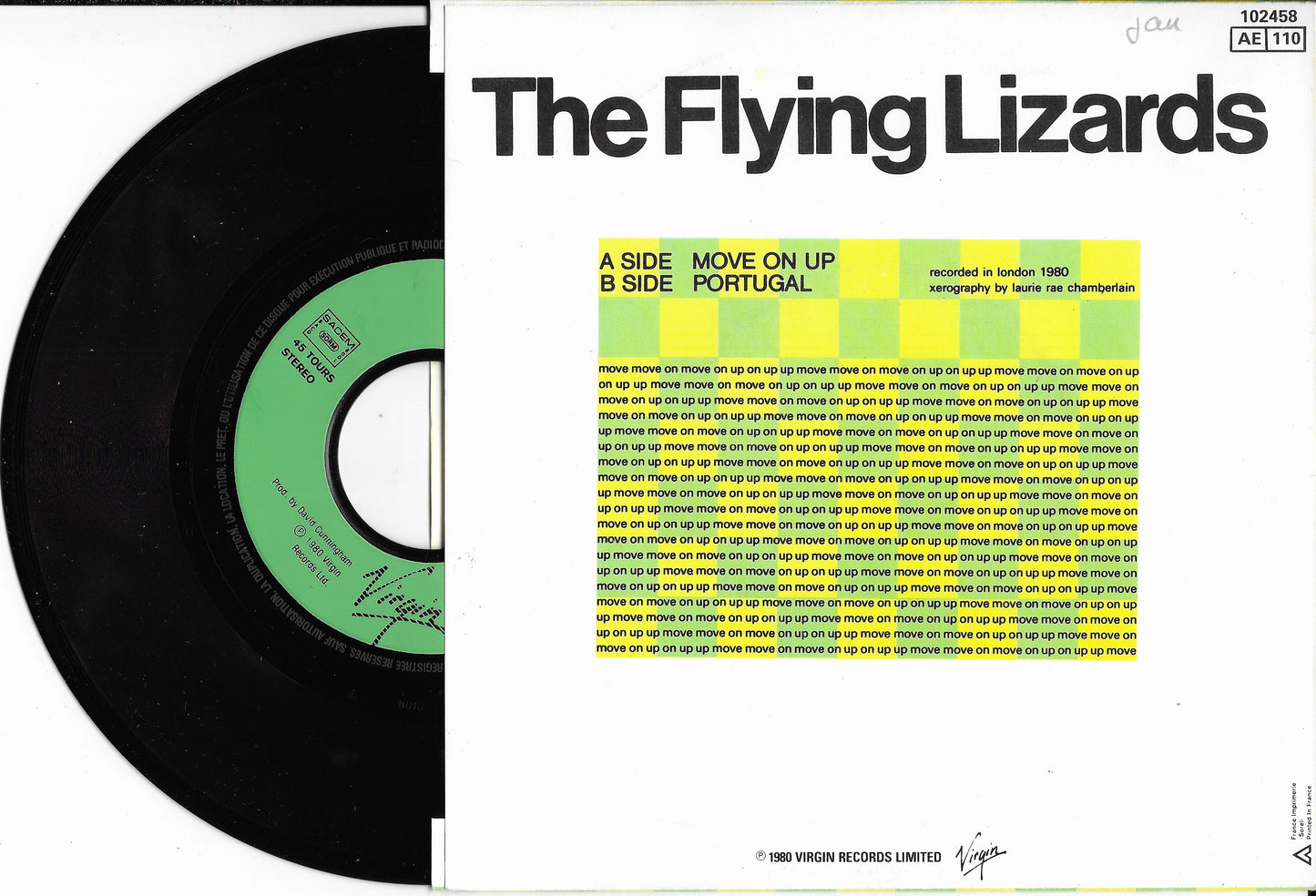 THE FLYING LIZARDS - Move On Up