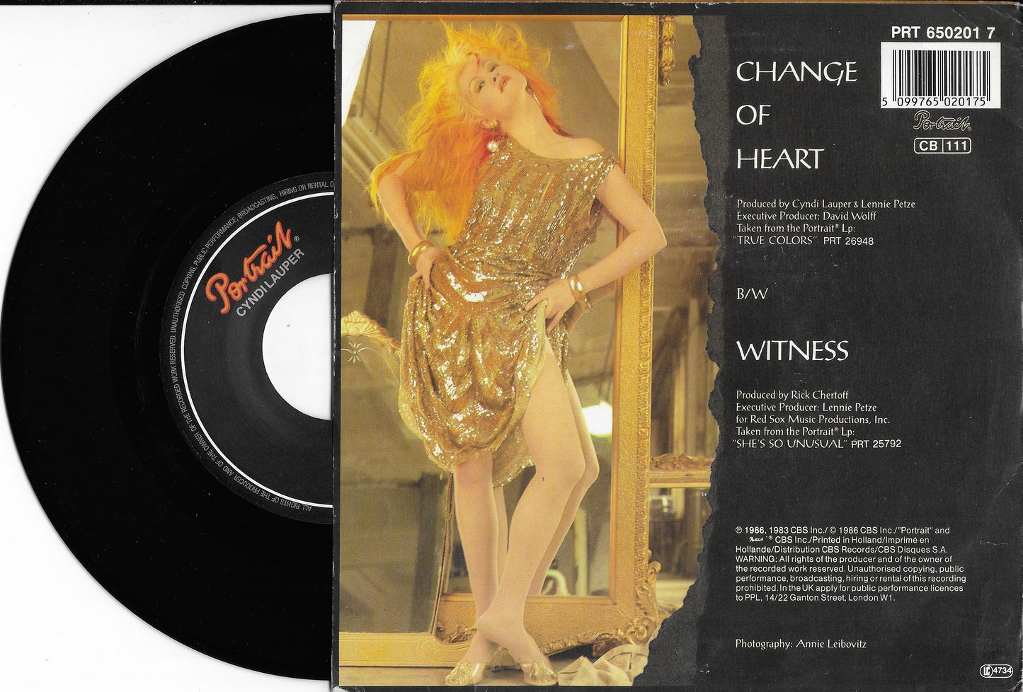 CYNDI LAUPER - Change Of Heart