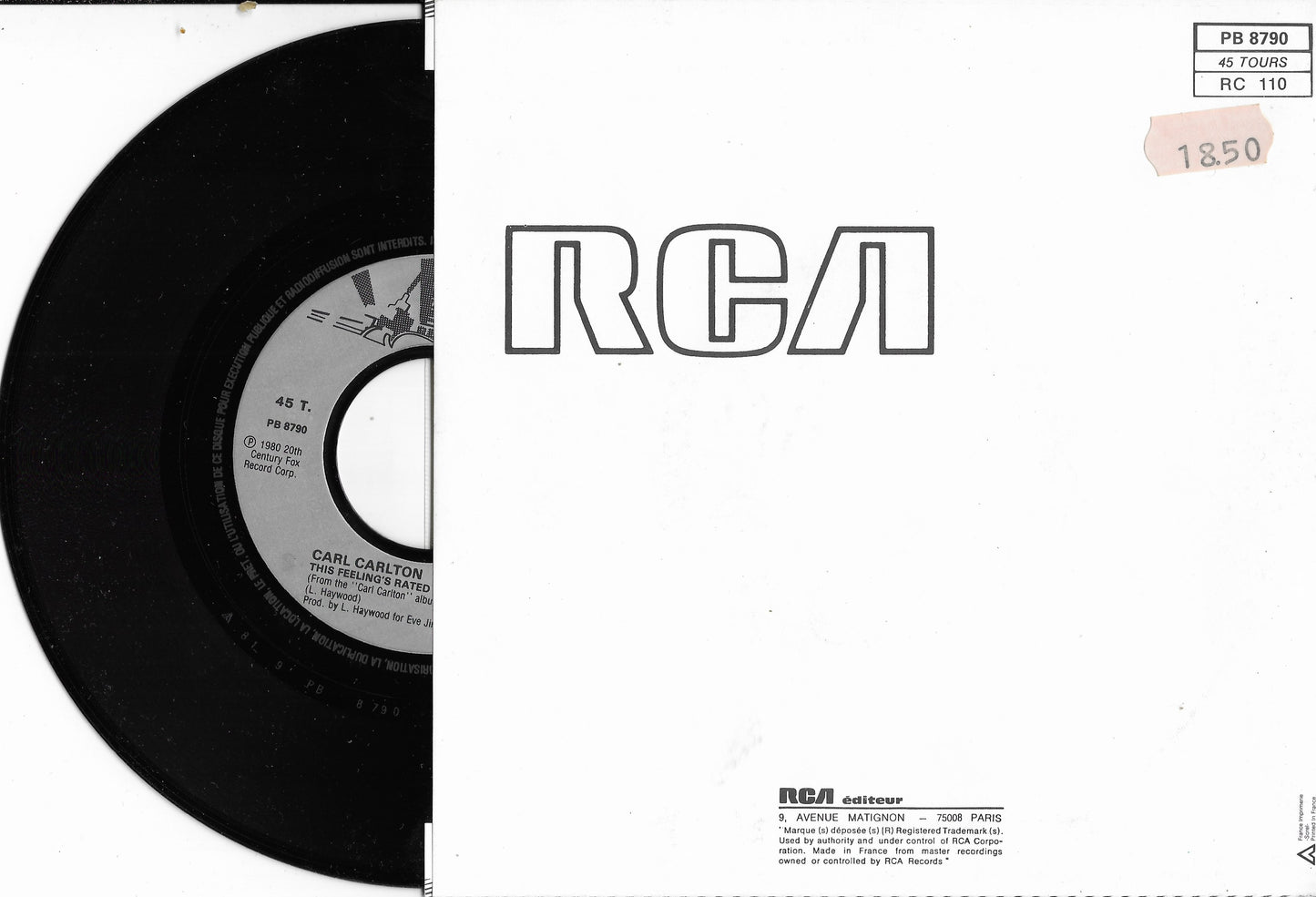 CARL CARLTON - She's A Bad Mama Jama (She's Built, She's Stacked)