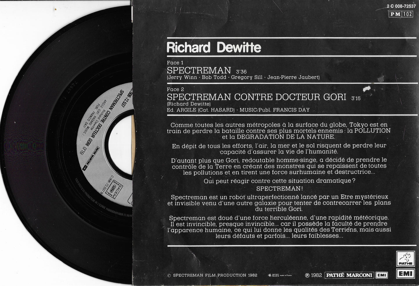 RICHARD DEWITTE - Spectreman (Musique Du Feuilleton A2)