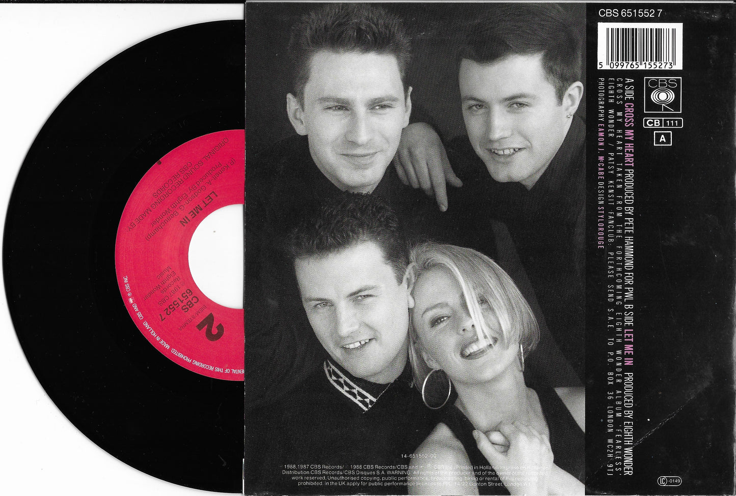 EIGHTH WONDER - Cross My Heart