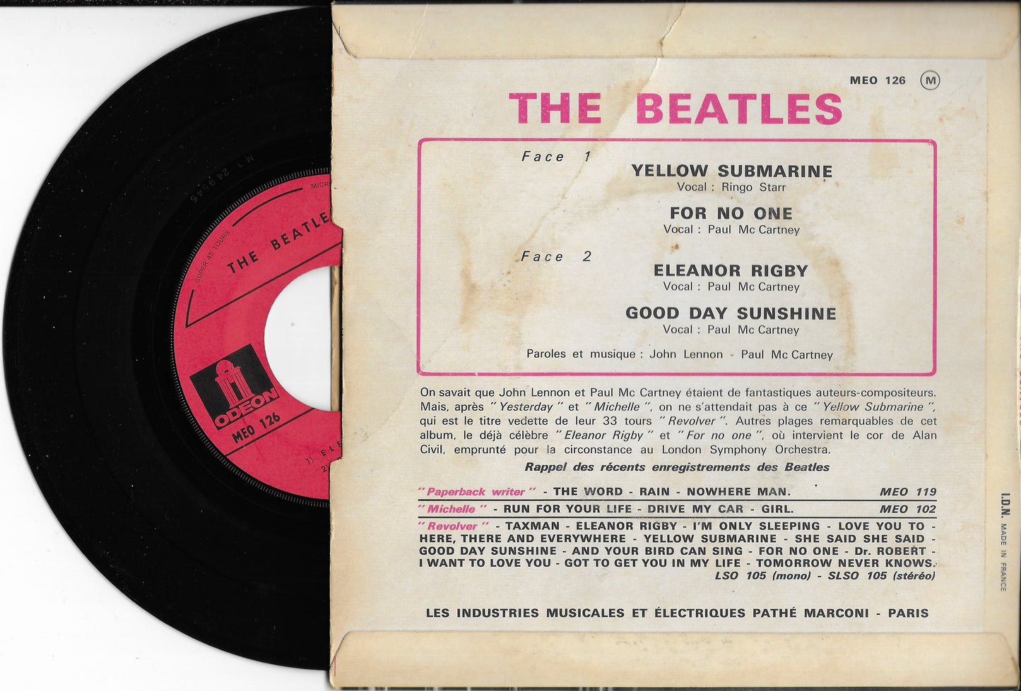 THE BEATLES - Yellow Submarine