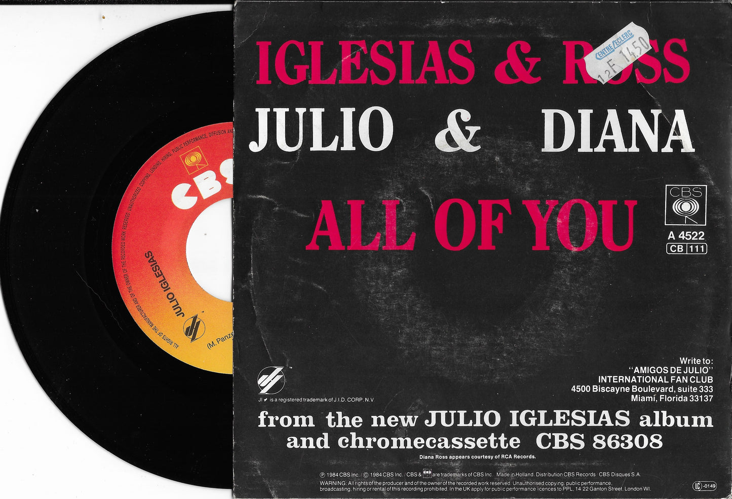 JULIO IGLESIAS / DIANA ROSS - All Of You