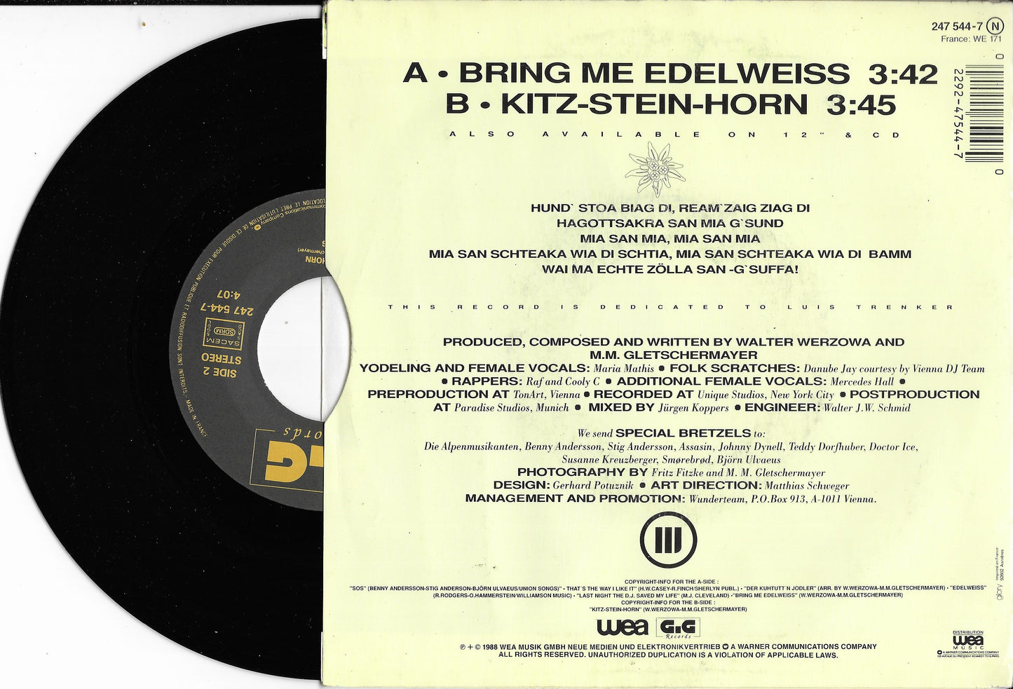 EDELWEISS - Bring Me Edelweiss