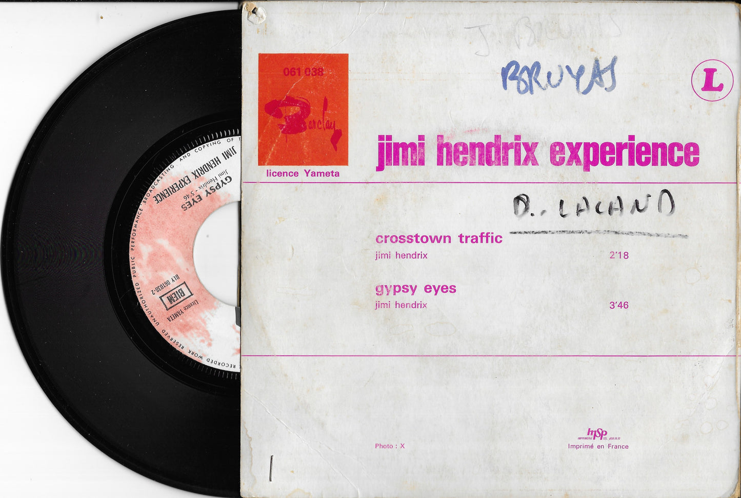 THE JIMI HENDRIX EXPERIENCE - Crosstown Traffic
