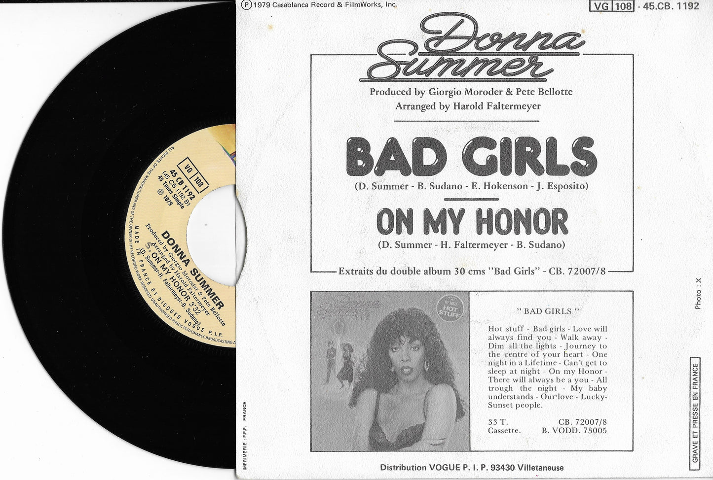 DONNA SUMMER - Bad Girls