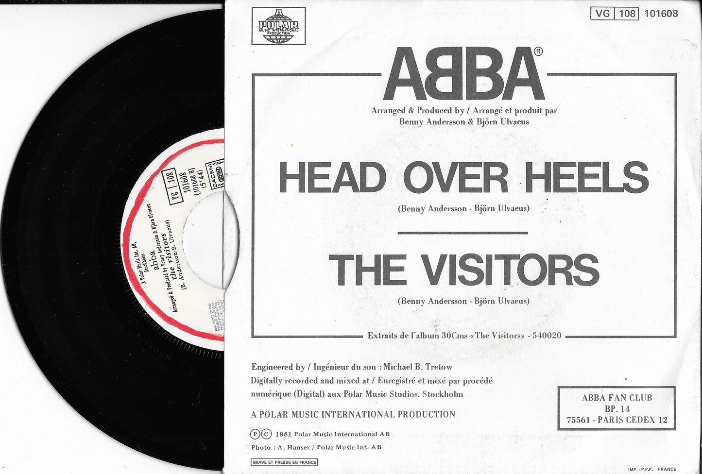 ABBA - Head Over Heels / The Visitors