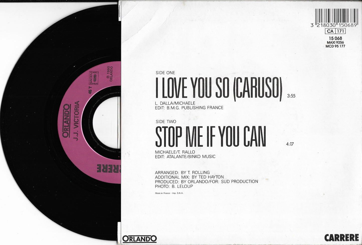J.J. VICTORIA - I Love You So Caruso