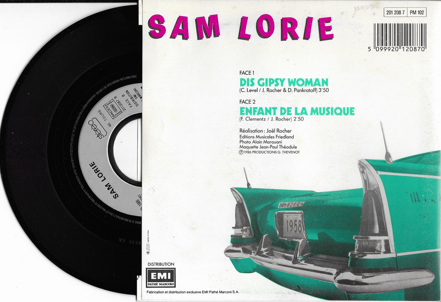 SAM LORIE - Dis Gipsy Woman