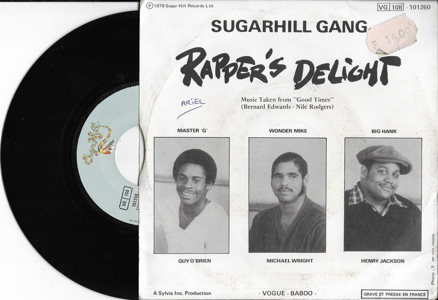 SUGARHILL GANG - Rapper's Delight