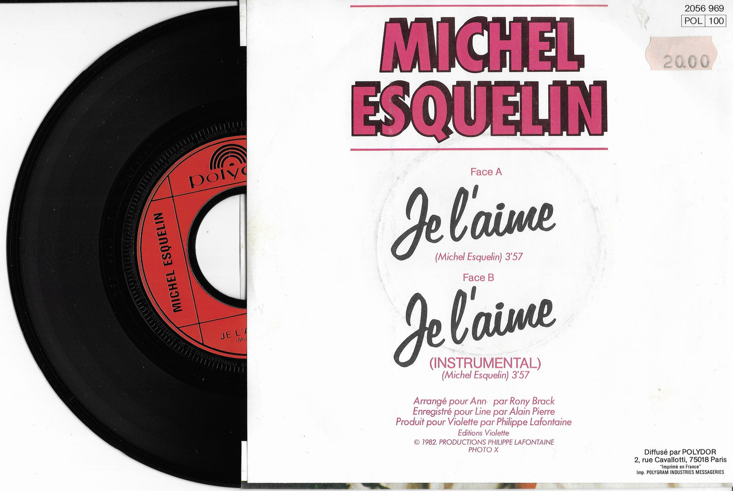 MICHEL ESQUELIN - Je L'aime