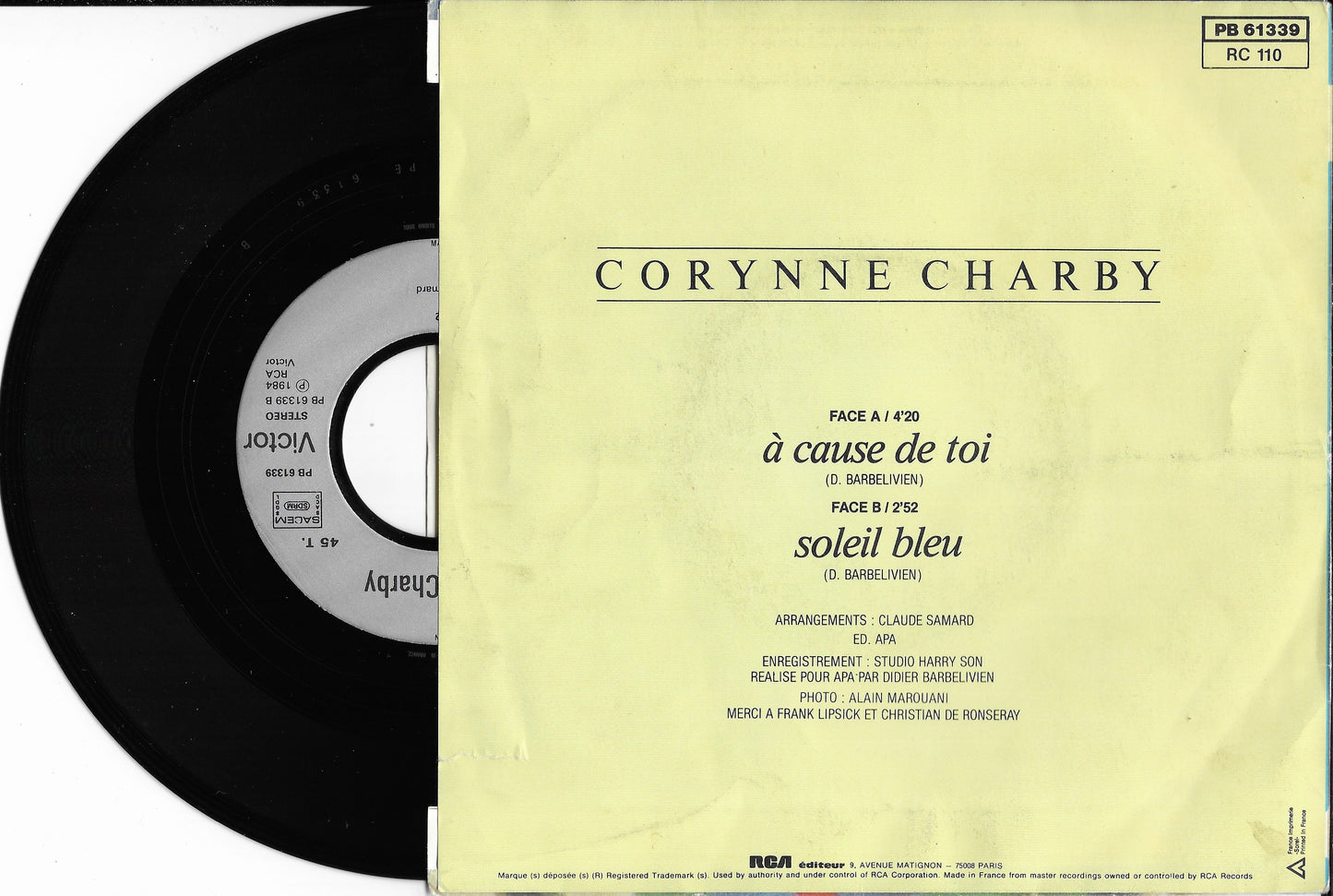 CORYNNE CHARBY - À Cause De Toi