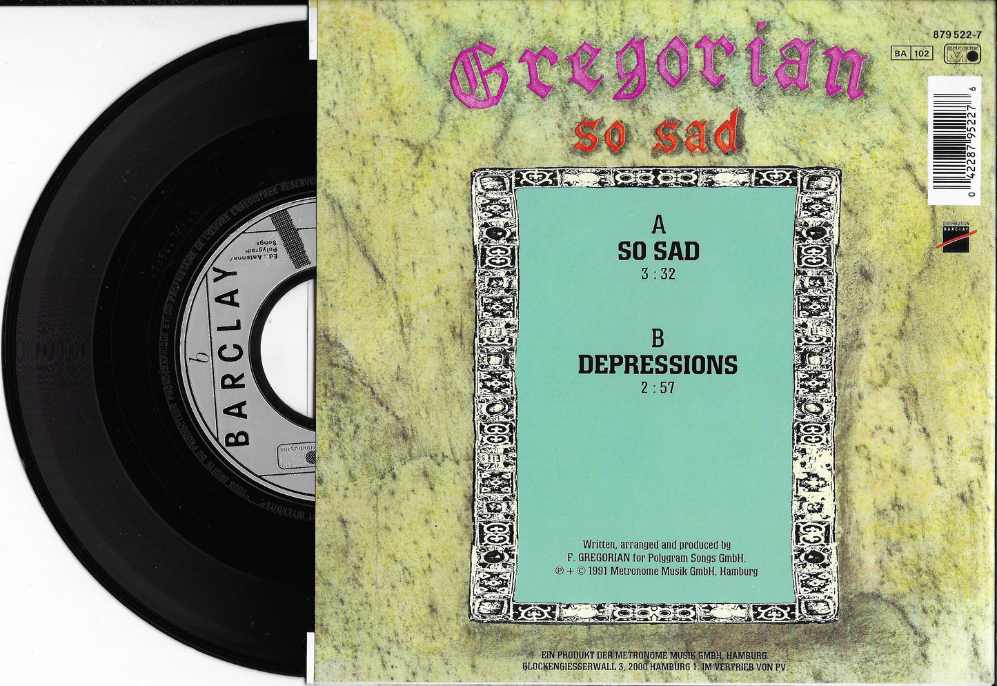 GREGORIAN - So Sad