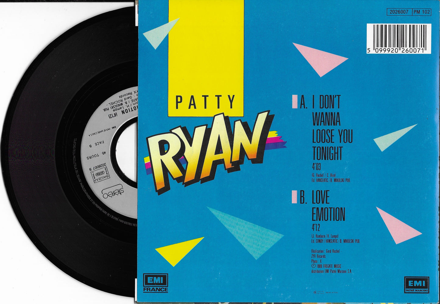 PATTY RYAN - I Don't Wanna Loose You Tonight