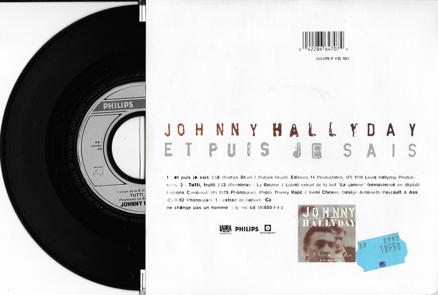 JOHNNY HALLYDAY - Et Puis Je Sais