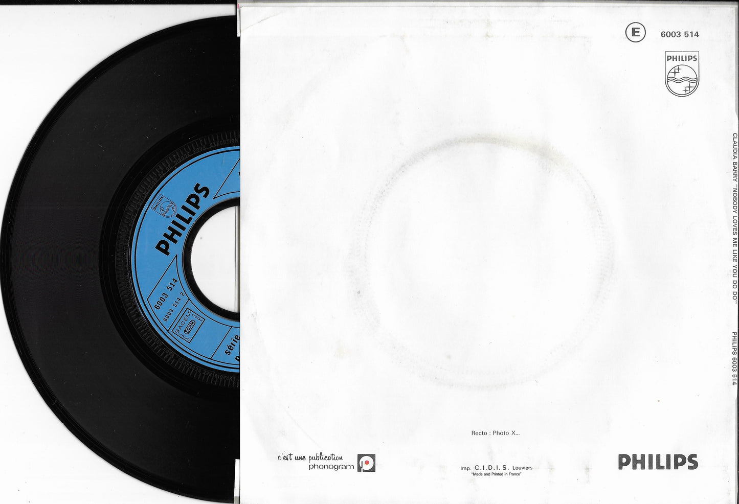 CLAUDIA BARRY - Nobody Loves Me "Like You Do Do"