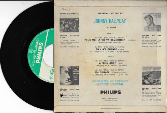 JOHNNY HALLYDAY - Pour Moi La Vie Va Commencer