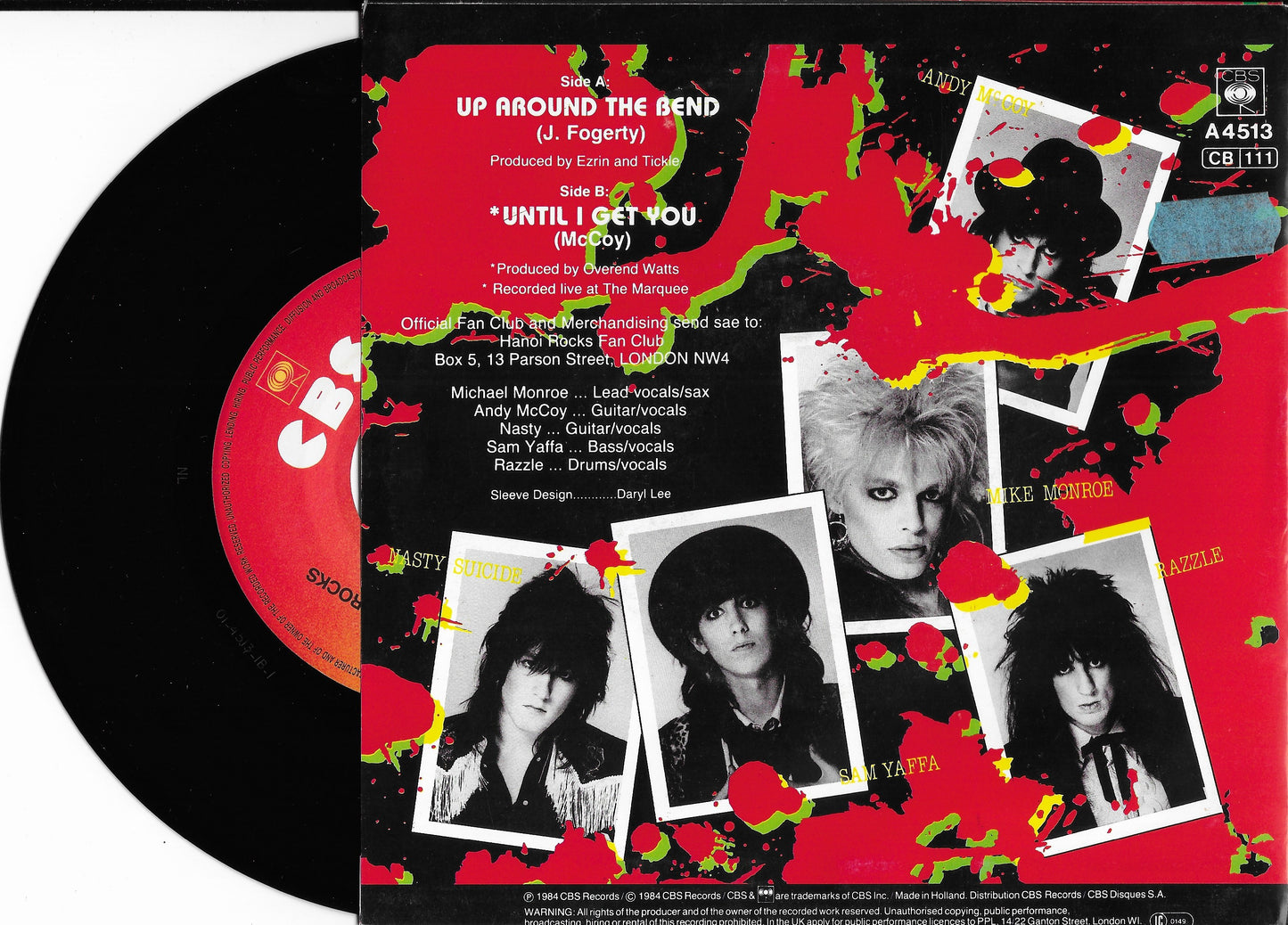 HANOI ROCKS - Up Around The Bend